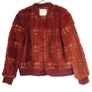 Anthropologie Teddy Bomber Jacket